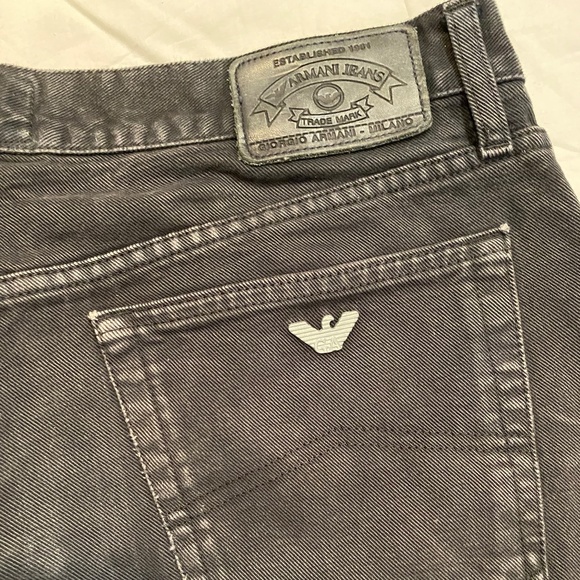 ARMANI JEANS Men’s Black Jeans Sz 36 - Picture 4 of 13